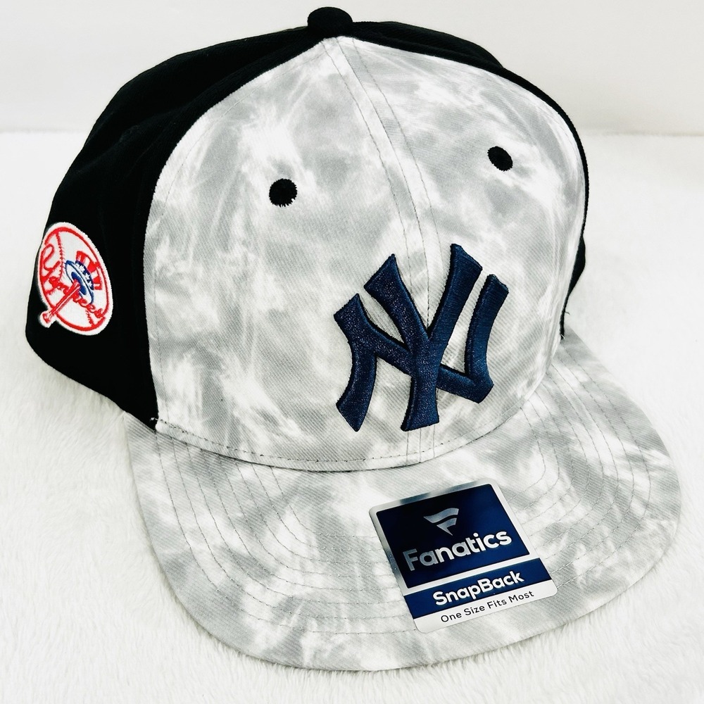 New York Yankees Fanatics Smoke Dye Hat Cap Snapback Adjustable MLB Baseball